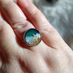 Anillo marino multitalla "aurora boreal"