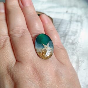 Anillo marino multitalla "aurora boreal"
