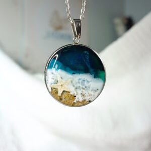 Medalla/dije marino "aurora boreal"