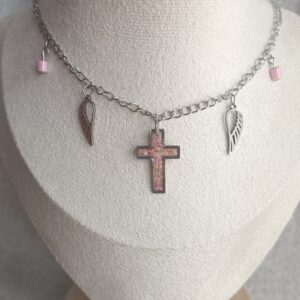 Gargantilla "cruz floral"