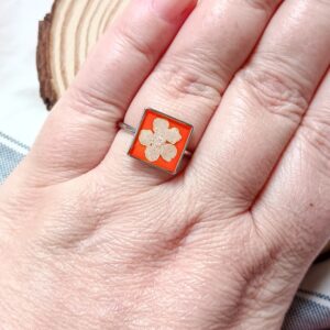 Anillo multitalla "energía en flor"