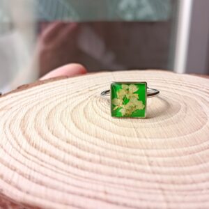 Anillo multitalla "energía verde"